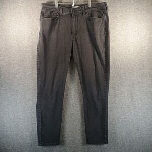 Levi's Denizen Jeans Women 33x32‎ 16M High Rise Ankle Skinny Black Curvy Dark